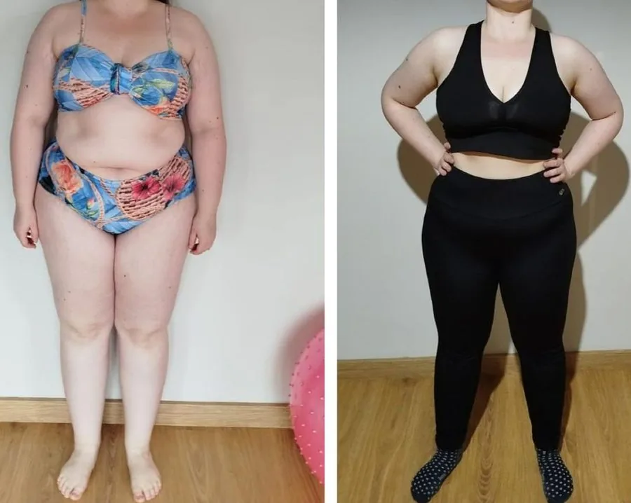 Resultado antes e depois