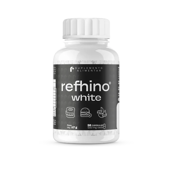 Refhino White — suplemento de apoio à definição muscular e ao controle de apetite