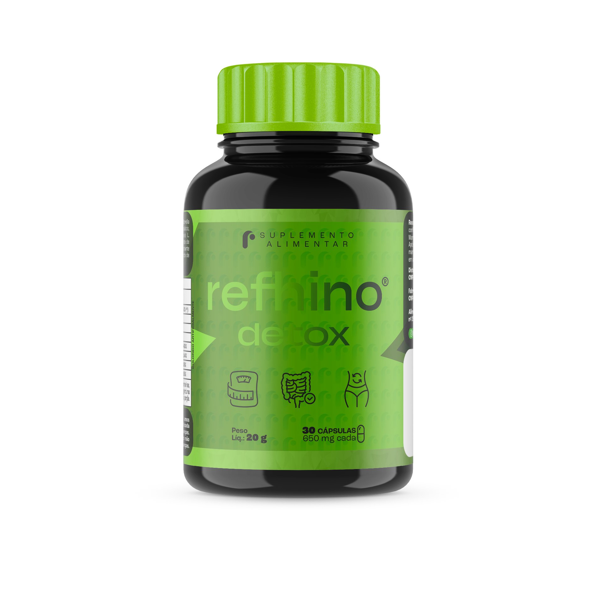Refhino Detox — suplemento de apoio à digestão e redução de inchaço
