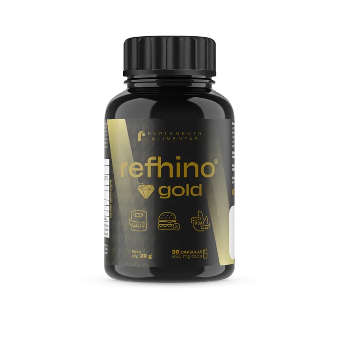 Refhino Gold — suplemento de apoio ao emagrecimento com constância